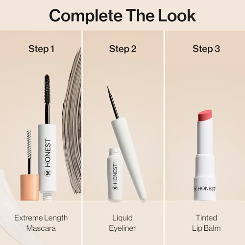 Honest Beauty Liquid Eyeliner - Hypoallergenic, Vegan, Black