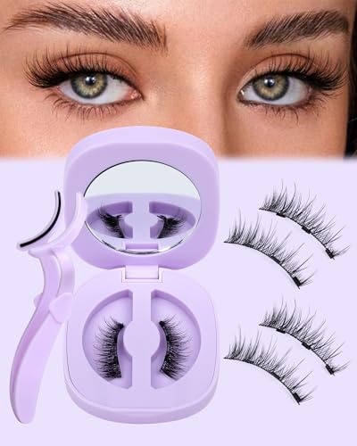 Cat Eye Magnetic Eyelashes - Reusable Wispy Lashes with Applicator