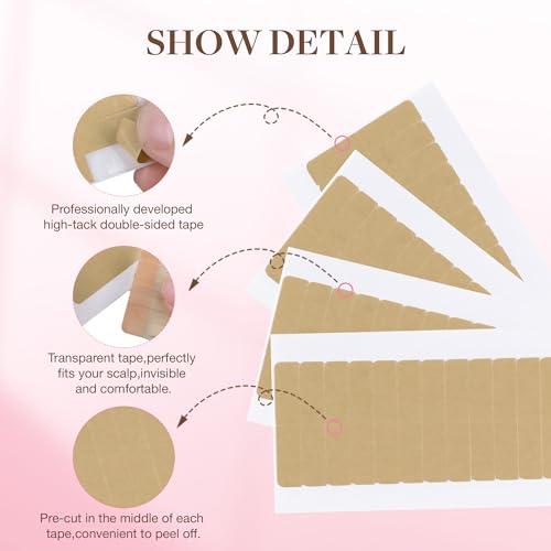GOO GOO Double-Sided Hair Extension Replacement Tape - 24pcs