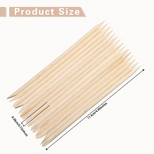 400 Pcs Wooden Wax Spatulas for Facial & Body Hair Removal - Demissle Mini Applicators