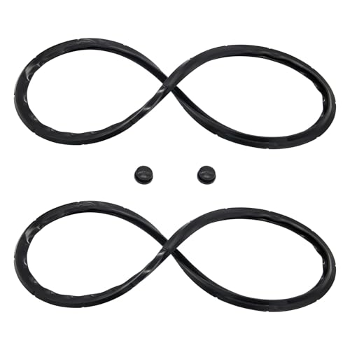 Presto Pressure Cooker Sealing Ring 09985 with Overpressure Plug (2-Pack)