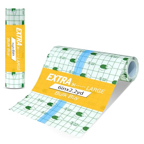 Transparent Waterproof Tattoo Aftercare Bandage Roll - 6in x 2.2yd