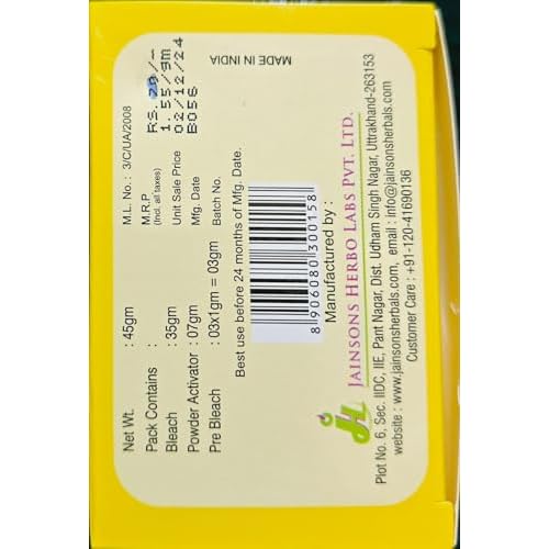 Herbal Mango Bleach 35 Grams Fruit Bleach For all with natural Ingredients