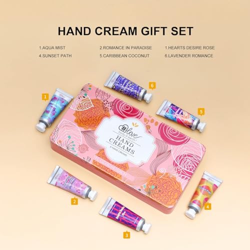 Red Body & Earth #LOVE Hand Cream Gift Set - Travel Size Moisturizing Lotion for Women