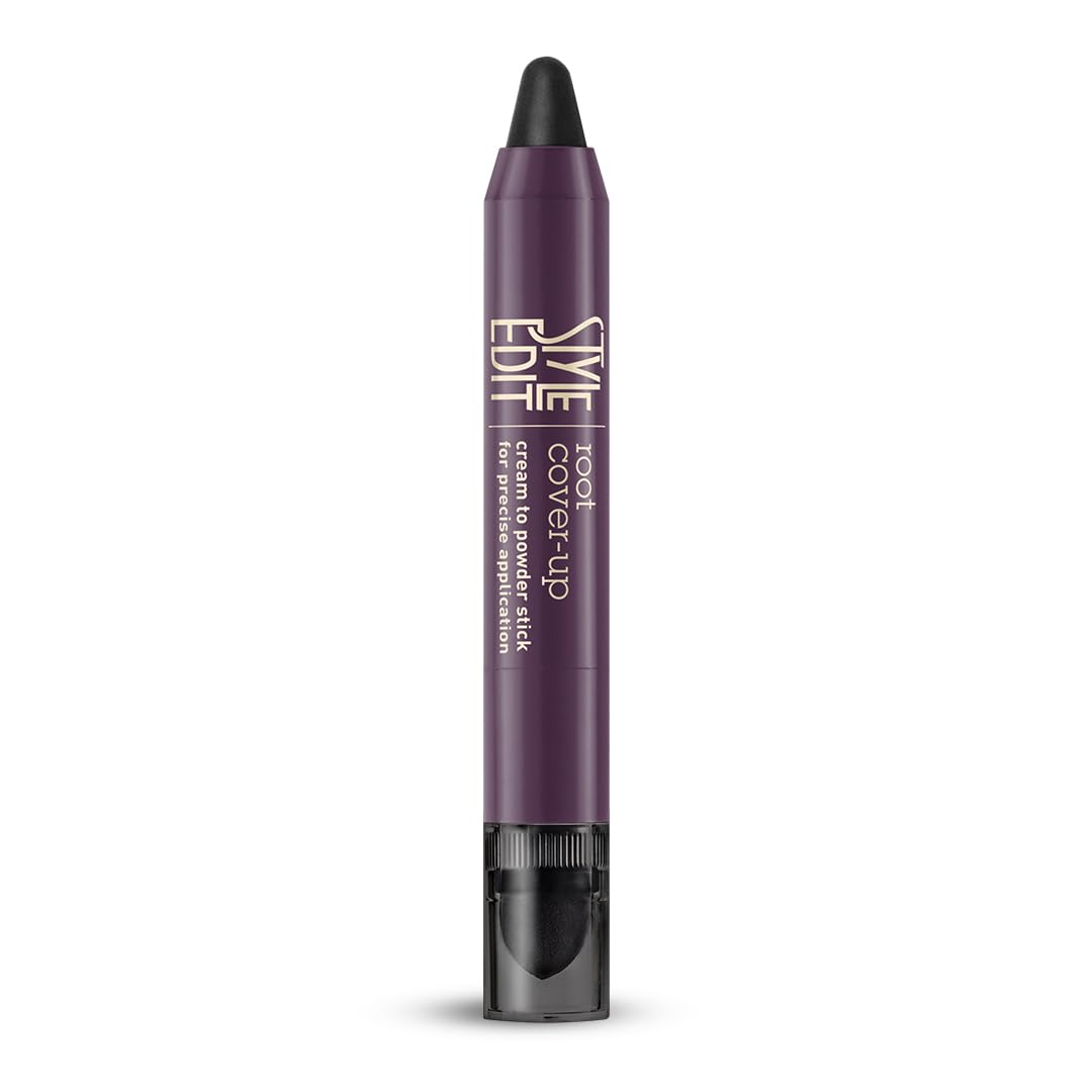 Root Touch Up Stick - Temporary Hair Color for Gray Roots & Thinning Hair - Salon-Quality, Transfer-Resistant | Black, 0.11 oz
