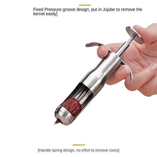Stainless Steel Red Dates Corer Tool for Cherries & Olives