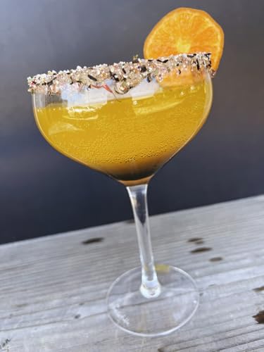 Garden Glow Cocktail Rimmer – Hibiscus & Citrus Garnish for Drinks