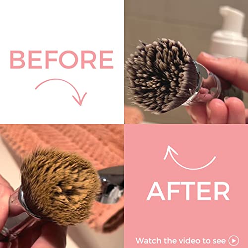 Foaming Makeup Brush Cleaner & Sponge Shampoo - Fragrance-Free, Vegan, Cruelty-Free, 6 fl oz