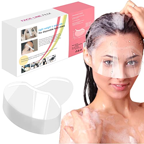 EBANKU 300 Pcs Shower & Eyebrow Shield Visors for Post-Care & Salon Use