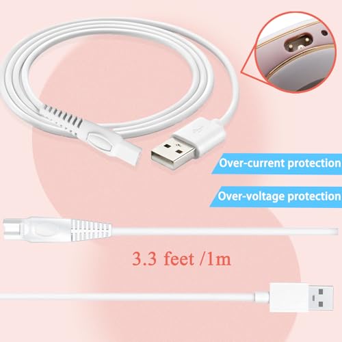 LIANSUM USB Charger Cable for Flawless Legs Electric Trimmer