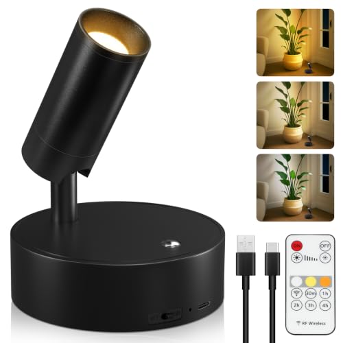 Rechargeable LED Spotlight with Remote Control for Indoor Use