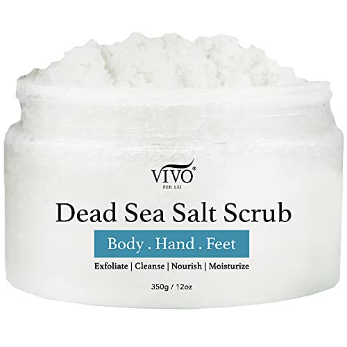 Vivo Per Lei Dead Sea Salt Body Scrub - 12 Oz Exfoliator