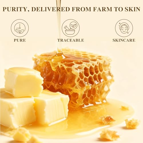 ICIKOL Grass-Fed Beef Tallow and Honey Balm for Face and Body - 5.3 Oz