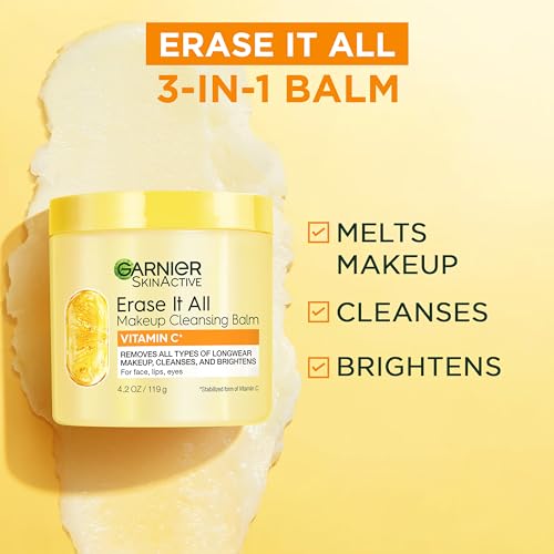 Garnier Erase It All Makeup Cleansing Balm with Vitamin C - 4.2 Oz