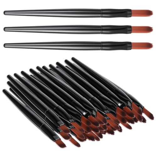 120 Disposable Lip Brushes for Makeup - Soft Bristle Applicators