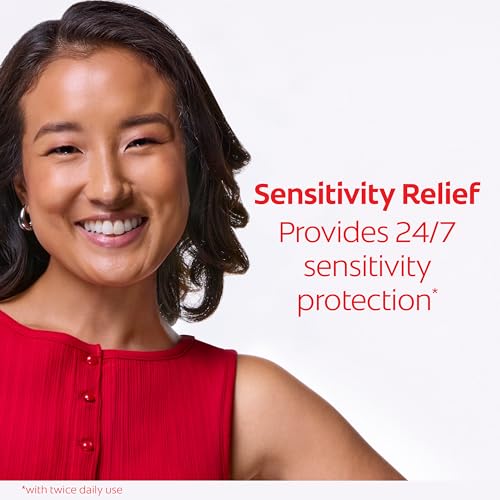 Colgate Optic White Sensitivity Relief Whitening Toothpaste, 3 Pack (3.8 oz)
