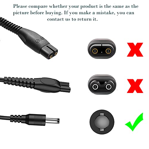 Philips HQ840 Replacement Charger - 8V 100mA for Norelco Trimmers