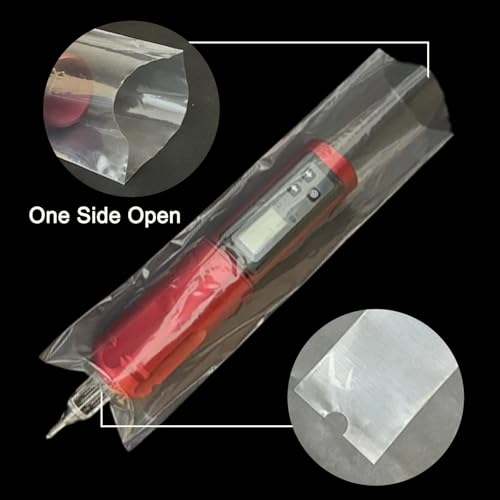 Yugui 400pcs Clear Disposable Tattoo Machine Pen Covers - XL Size 2.56x7.09 inch