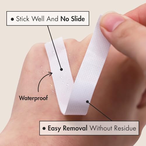 Embagol Eyelash Tape - 6 Rolls Micropore 0.47in Breathable for Extensions