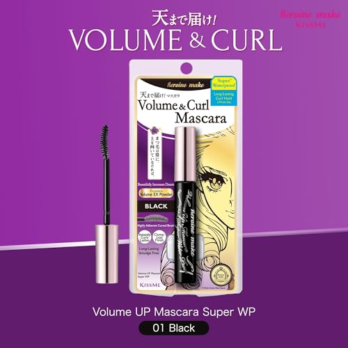 Heroine Make Volume & Curl Mascara - Waterproof Volumizing Black Mascara