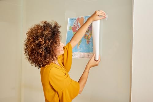 tesa Powerstrips Poster Strips - Damage-Free Adhesive for Posters (20 Pack)
