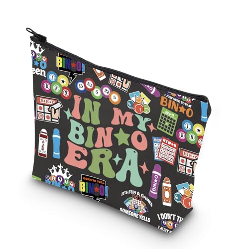 Funny Gaming Makeup Bag for Women, Durable Canvas Cosmetic Travel Pouch
