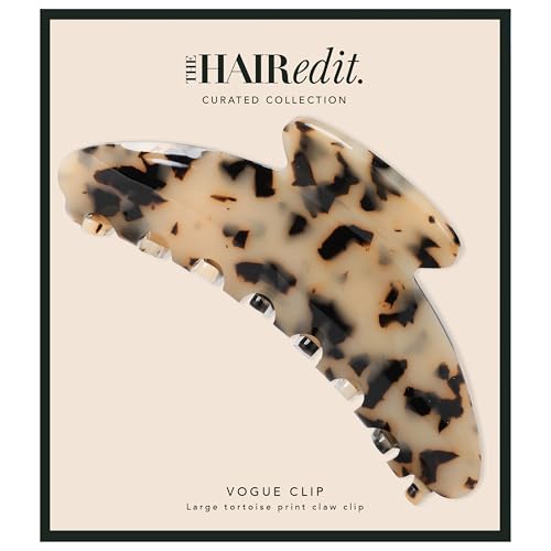 Vogue Tortoise Claw Clip - Large Hair Clip for All Hair Types