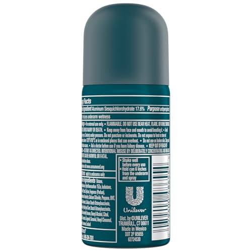 Degree Men Travel Deodorant Spray 3-Pack - Cool Rush 1 Oz Each