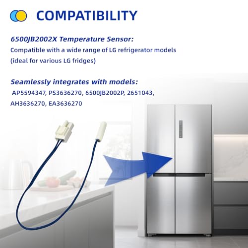 LG Refrigerator Temperature Sensor 6500JB2002X - High Precision