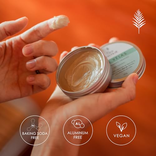Natural Deodorant Cream for Sensitive Skin - Vegan & Aluminum Free