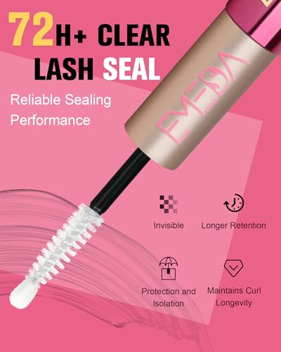 EMEDA 2-in-1 Lash Cluster Glue & Seal - Waterproof Strong Hold