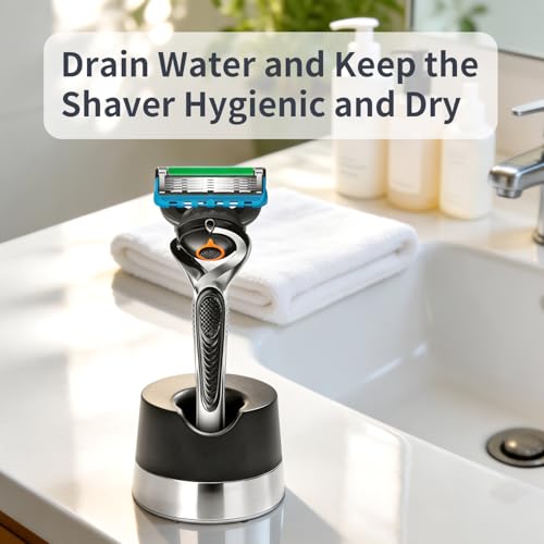ERAVOR 2-Pack Safety Razor Stand - Compact Bathroom Countertop Organizer