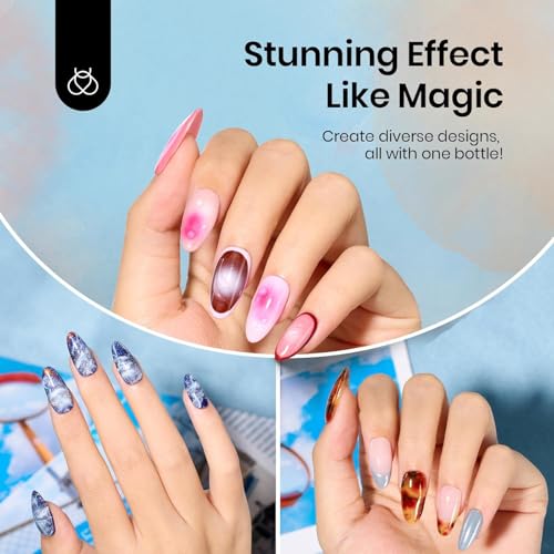 Beetles Blooming Gel Nail Polish - HEMA Free, 20ml with Brush