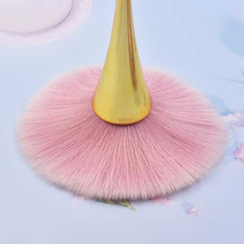 Ycyan Nail Dust Brush - Soft Powder Remover for Manicure Art