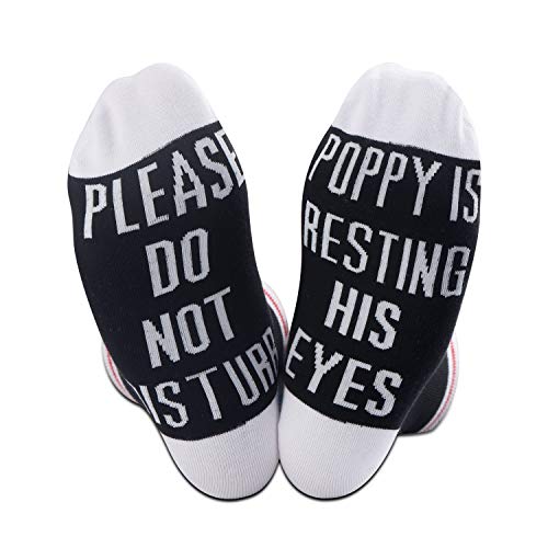 TSOTMO Gift for Grandpa - Father's Day Please Do Not Disturb Poppy Resting His Eyes (Medium)