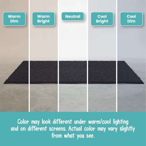 ITSOFT Chenille Bath Mat 22"x14" - Soft, Absorbent & Non-Slip
