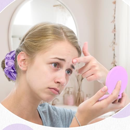 Norme 48-Pc Purple Makeup Mirror & Scrunchies Gift Set