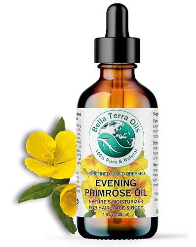 Evening Primrose Oil 4 Fl Oz - Pure Cold-Pressed Beauty Oil