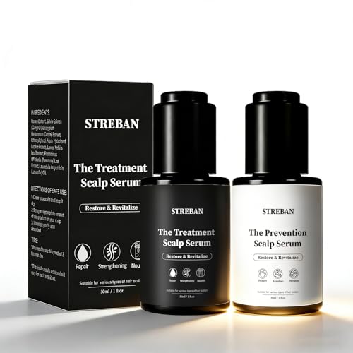 Professional Hair Serum Bundle - Day & Night Strengthening, Breakage Recovery & Scalp Nourishment System (Professional Hair Serum Bundle (2 Piece))