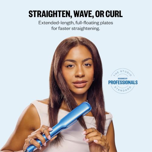 BabylissPRO Nano Titanium Ultra-Sleek Hair Straightener, Flat Iron for All Hair Types