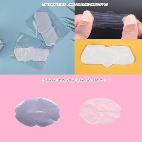 Disposable Facial Mask Sheets Set - Moisturizing Full Face & Neck Skin Care Masks