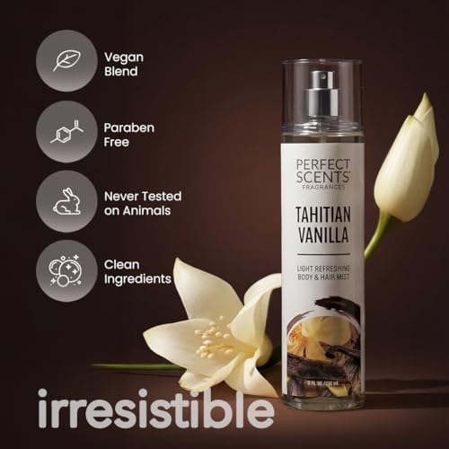 Instyle Fragrances Tahitian Vanilla Body & Hair Mist - 8 Fl Oz