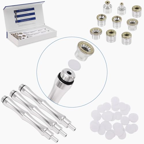 Diamond Dermabrasion Replacement Kit: 9 Tips, 3 Wands & 20 Filter Pads