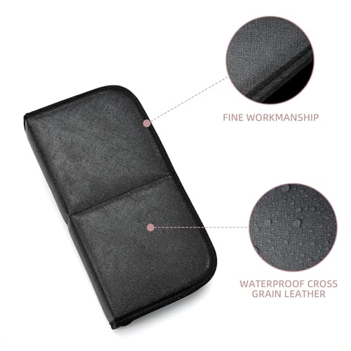 Portable Makeup Brush Holder Case - Waterproof Travel Stand-Up Organizer