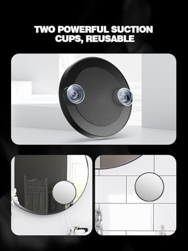 Macaki 3-Piece Magnifying Mirror Set with Suction Cups - 30X, 40X, 50X