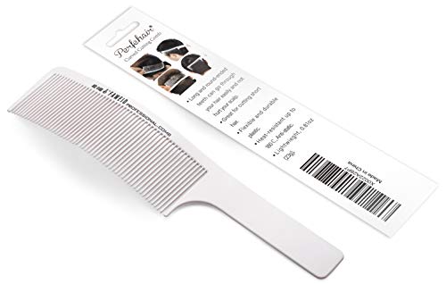 PERFEHAIR Curved Barber Clipper Comb - Flat Top Hair Cutting Tool