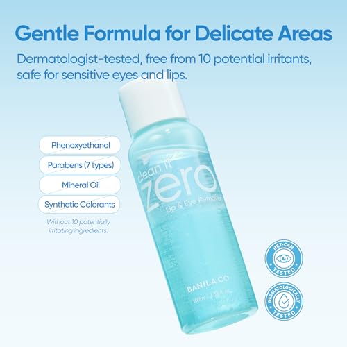 BANILA CO Clean It Zero Bi-Phase Eye & Lip Makeup Remover - 3.38 fl oz