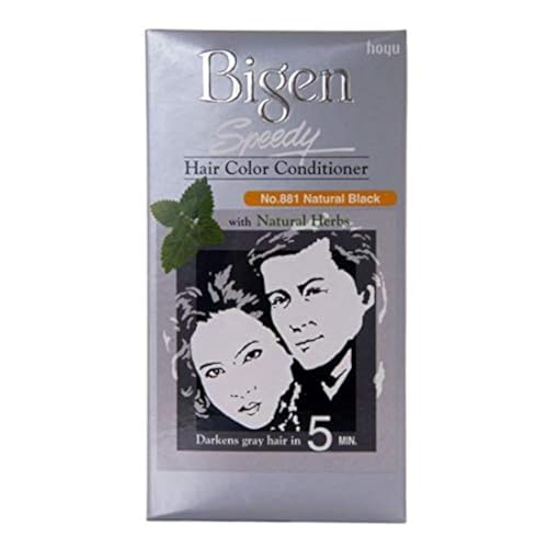 Nexxa Bigen Speedy Hair Color Natural Black 881 - Quick & Easy Hair Dye Kit