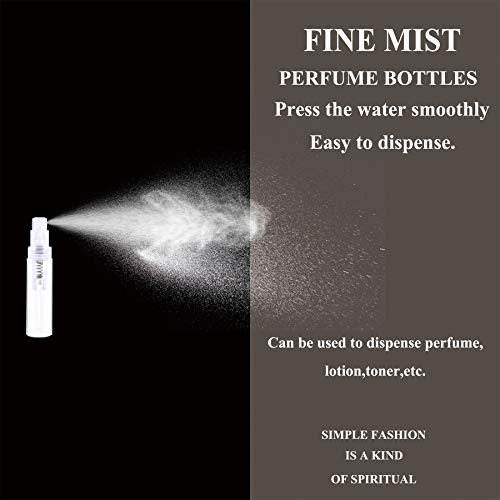 100PCS 2ml Mini Spray Bottles - Refillable Travel Perfume Atomizers