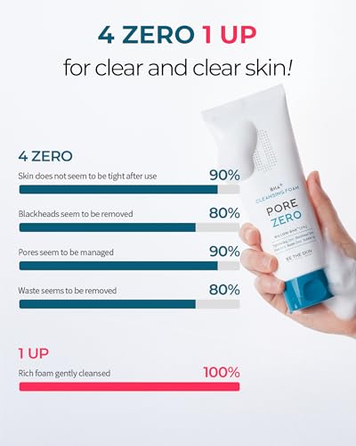 BHA+ Pore Zero Cleansing Foam - 150ml for Sensitive Skin
